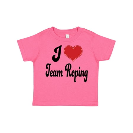 

Inktastic I Love Team Roping Gift Toddler Boy or Toddler Girl T-Shirt