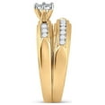 thumbnail image 6 of 14kt Yellow Gold His Hers Round Diamond Solitaire Matching Wedding Set 1/2 Cttw, 6 of 6