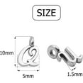 thumbnail image 4 of Letter Charms Collection, 4 Sets(104 pieces) Alloy Alphabet A-Z Charms English Letters Pendants Jewelry Findings for DIY Bracelet Necklace, 4 of 7