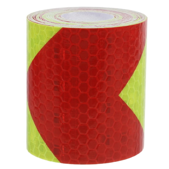 Visibility Sticker for Trucks Yellow and Black Reflective Tape