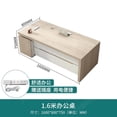 thumbnail image 1 of Boss Computer Desk Tables Work Wooden Drawers Minimalist Modern Aesthetic Ideas Office Desk Fashion Biurka Komputerowe Furniture My Lux Decor Round, 1 of 11
