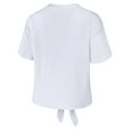thumbnail image 3 of Women's WEAR by Erin Andrews White Minnesota Twins Front Tie T-Shirt, 3 of 3