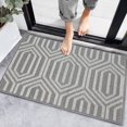 thumbnail image 1 of AMERTEER Rubber Mat Non Slip Door Mats Indoor Outdoor Rugs Washable Large Rug Entrance grey 50*80, 1 of 11
