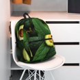 thumbnail image 6 of Goofa Fresh Avocados Print Casual Backpack for Women Men,Waterproof High School Bookbag,Lightweight Travel Daypack,Classic College Backpack,Laptob Backpack, 6 of 6