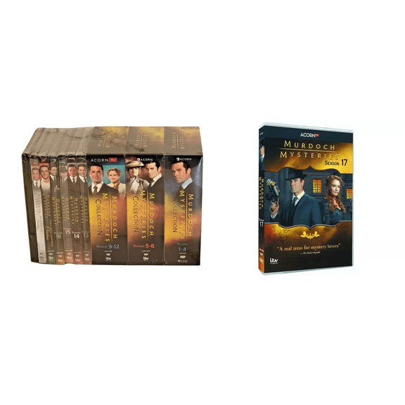 Murdoch Mysteries Complete Series DVD Season 1-17   3 Movies (DVD)