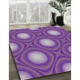 thumbnail image 2 of Ahgly Company Indoor Rectangle Patterned Bright Purple Novelty Area Rugs, 6' x 9', 2 of 6