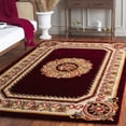thumbnail image 6 of SAFAVIEH Naples Charlotte Bordered Area Rug, Red/Ivory, 5' x 8', 6 of 7