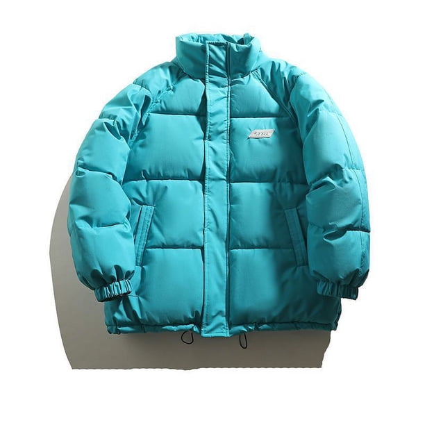 Chaqueta de invierno acolchada de algodón con cuello alto, chaqueta acolchada de algodón, ropa de pan, estudiantes de chaqueta gruesa acolchada de algodón