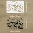 thumbnail image 3 of 1Pc The Great Wall Reusable Painting Stencil Template 11.7x8.3inch for Painting on Wall Tiles Paper, 3 of 9