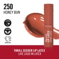 thumbnail image 2 of Rimmel Thrill Seeker Lip Latex, 250 Honey-Bun, 0.2 fl oz, 2 of 7