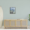thumbnail image 2 of Stupell Industries Salty Pelican Cloudy Coastal beach Painting Luster Gray Floating Framed Canvas Print Wall Art, Design by Paul Brent, 2 of 6