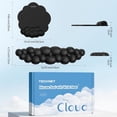 thumbnail image 3 of TECKNET BASICS Cloud Ergonomic Mouse Pad with Wrist Rest, Memory Foam Support & Non-Slip Base for Pain Relief, Office & Gaming， Black, 3 of 8