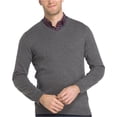 thumbnail image 2 of IZOD suéter con cuello en V para hombre, gris, XX-Large IZOD  Pull-over, 2 of 2