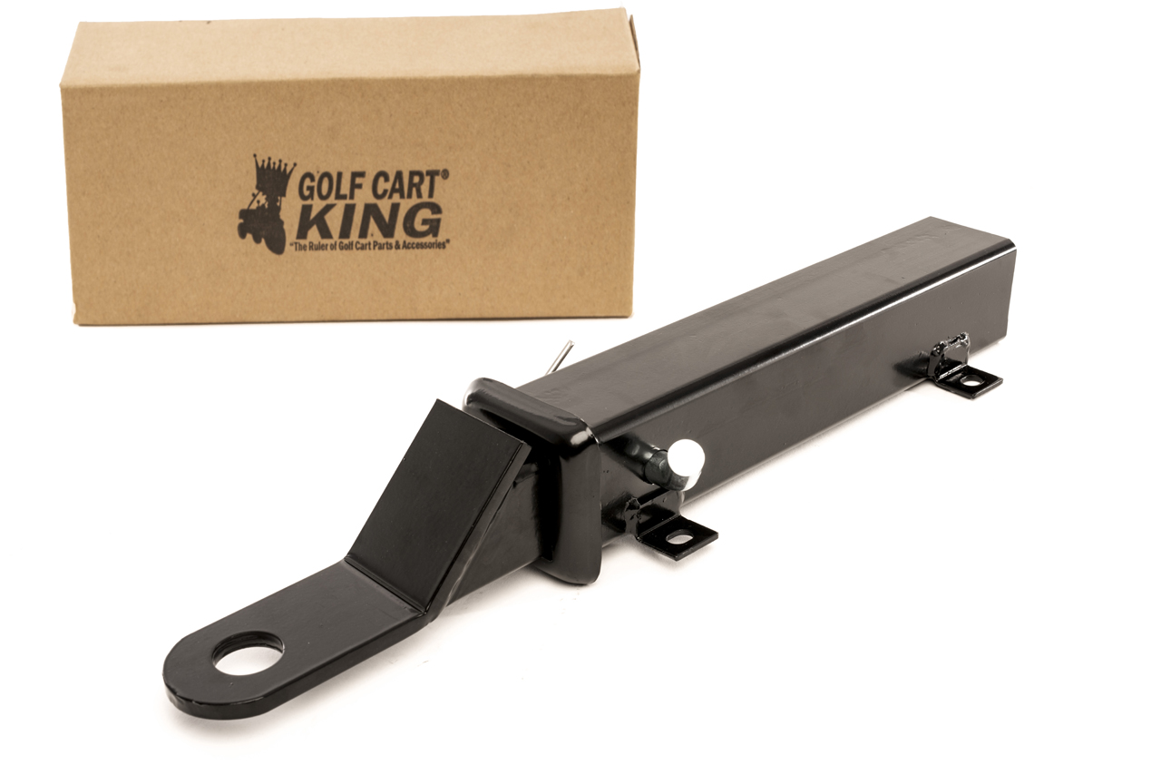 Rear Seat Trailer Hitch with Receiver for Footstep by Golf Cart King