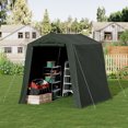 thumbnail image 3 of Homall Durable storage shed 6.00 x 6.00 x 7.00 Feet Green Carport, 3 of 7