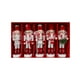 thumbnail image 3 of Set 5 Cascanueces De Madera 13cm Blanco Y Rojo Navideños, 3 of 5