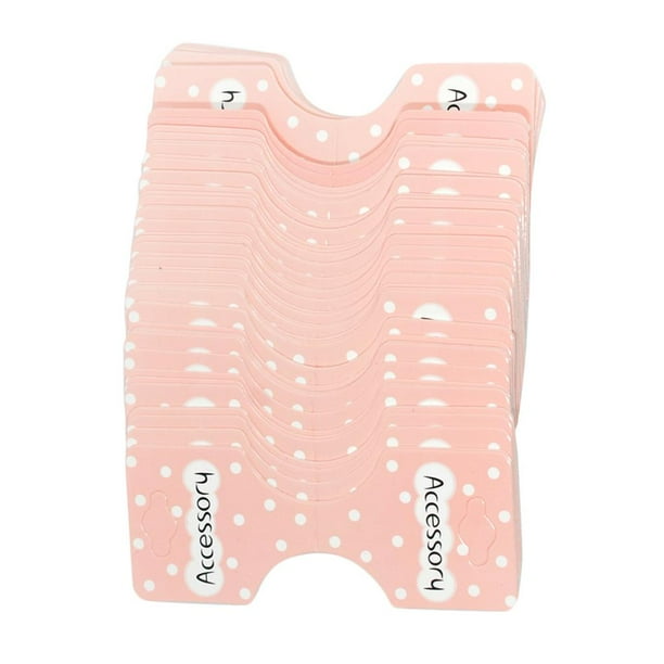 Pinza para el cabello de exhibición de joyería Macarena Suministro 50 piezas Rosado