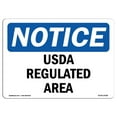 thumbnail image 1 of SignMission OS-NS-A-1218-L-18788 Panneau d'Avis OSHA 12 x 18 Po - Zone Réglable par l'USDA, 1 of 1