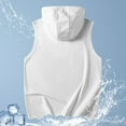 thumbnail image 3 of Afdoent Men's Tank Top Hooded Vest Back Heart Fashion Top Men Summer Light Sports Vest Comfortable, 3 of 3