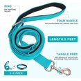thumbnail image 2 of UBIUO Reflective Dog Collar And Leash Set,Adjustable Neoprene Padded Nylon Collars, 6 FT Heavy Duty Dog Leash 2 Comfortable Handles Safety Locking Buc, 2 of 4