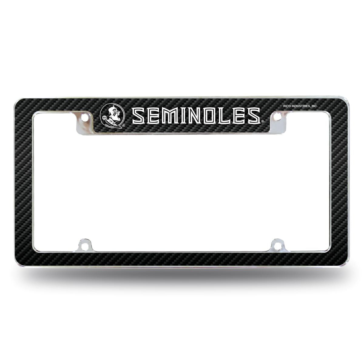 Florida State FSU Seminoles Chrome Metal License Plate Frame with ...