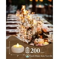 thumbnail image 3 of Homemory 24pack 2” Flameless Led Floating Candles, Plastic Battery Operated Waterproof Tealights for Cylinder Vases, Centerpieces at Wedding, Party, Pool, Holiday, 3 of 7