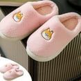 thumbnail image 2 of Taqqpue Fuzzy Slippers for Women Solid Color Slip-On House Shoes Slippers Indoor ,Warm Bedroom Slippers with Non-Slip Sole, 2 of 7