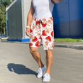 thumbnail image 5 of Wukai Cute Mushroom Men’s Short Pajama Pants With Pockets Soft Sleep Pj Shorts for Men-Medium, 5 of 6