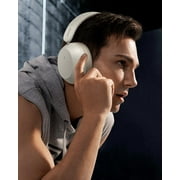 Baseus Over Ear Headphones Bluetooth 5.3 50H Playtime Foldable Wireless Headphone, White