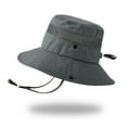 thumbnail image 2 of Children Summer Flap Cap Adjustable Wide Brim Cap Boy Girl Bucket Hats UV Protection Outdoor Beach Sun Hat, 2 of 6