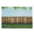 thumbnail image 1 of Farmland Cutting Board, Rustic Plank over Field Meadow Tranquil Nature Yard Neighborhood Image Print, Decorative Tempered Glass Cutting and Serving Board, Large Size, Green Brown, by Ambesonne, 1 of 1