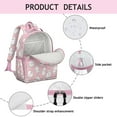 thumbnail image 3 of Floral Cat Design Backpack - Waterproof Fabric & Chest Strap for Secure Fit, 3 of 4