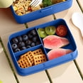 thumbnail image 6 of Cute Bear Bento Box, 2 Tier Stackable Lunch Box, Snack Containers Set, 6 of 6