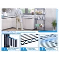 thumbnail image 6 of CL.HPAHKL 4 Shelf Metal Shelf, 600LBS Capacity Metal Utility Shelf NSF Certified Wire Storage Shelves Adjustable Shelving Units and Storage for Home Kitchen Bathroom, Black (17.3"L x 11.4"W x 43.9"H), 6 of 9