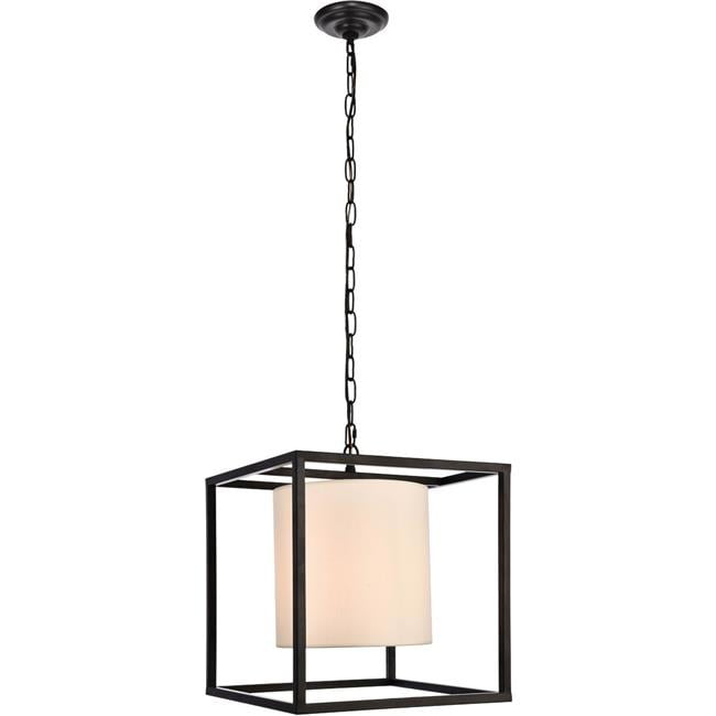 Elegant Lighting Ld6005d16bk 18 X 16 In Mirin Collection Black Lighting Ld6005d16bk 18 X 16 In Mirin