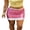 Pink, variant on Women's Plus Size Mini Skirt Casual Stylish Sequined Lace Trim Mid Rise Short Skirt for Summer