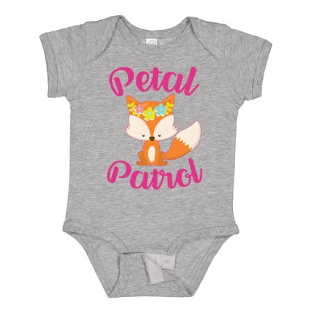 

Inktastic Petal Patrol with Cute Fox Gift Baby Girl Bodysuit