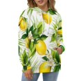 thumbnail image 4 of Summer Pattern With Lemon Men's Women New Sweatshirt Hoodie Men's Plus Size Sweatshirt Hooded Sweatshirt 3d Printed Street Men's Cloth, 4 of 6