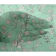 thumbnail image 4 of oneOone Viscose Chiffon Light Mint Green Fabric Leaves & Floral Artistic Sewing Material Print Fabric By The Yard 42 Inch Wide, 4 of 4