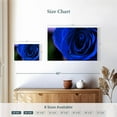 thumbnail image 4 of Elephant Stock Blue Rose Shrub Wall Art - Horizontal Canvas Wall Art - Living Room Wall Decor - Floral And Botanical Canvas - Blue And Green Decor - 12" x 8", 4 of 8