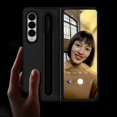 thumbnail image 3 of Funda De Teléfono Compatible Con Samsung Galaxy Z Fold 3 5G Funda Con Portalápices Funda Trasera De Cuero Antideslizante A Prueba De Golpes Yuarrent EL016488-03, 3 of 5
