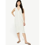 Free Assembly Women's Sleeveless V-Neck Midi Dress