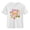 White, variant on Juslio Girls Cute Shirts Crew Neck Casual Short, Sleeved Tops Comfortable Breathable T Shirts Sizes 2-18