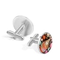 thumbnail image 3 of Easter Men's Cufflinks for Formal Attire, Made of Stainless Steel, Ideal for Business Events, 3 of 6