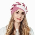 thumbnail image 6 of Prolriy Turbans for Women, Women Braid Turban Hats Cap Hair Bonnet Head Scarf Wrap Cover Head Wraps Hats for Women Pink One Size, 6 of 6