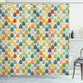thumbnail image 1 of Ambesonne Abstract Shower Curtain, Colorful Large Drops, 69"Wx70"L, Multicolor, 1 of 3