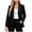 Black, variant on Plus Size Blazers for Women Business Casual Long Sleeve Suit Jacket Lapel Open Front Work Blazer with Pocket