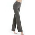thumbnail image 1 of Sexy Dance Ladies Leggings Straight Leg Bottoms High Waist Yoga Pants Tummy Control Jeggings Running Trousers Dark Gray XL, 1 of 3