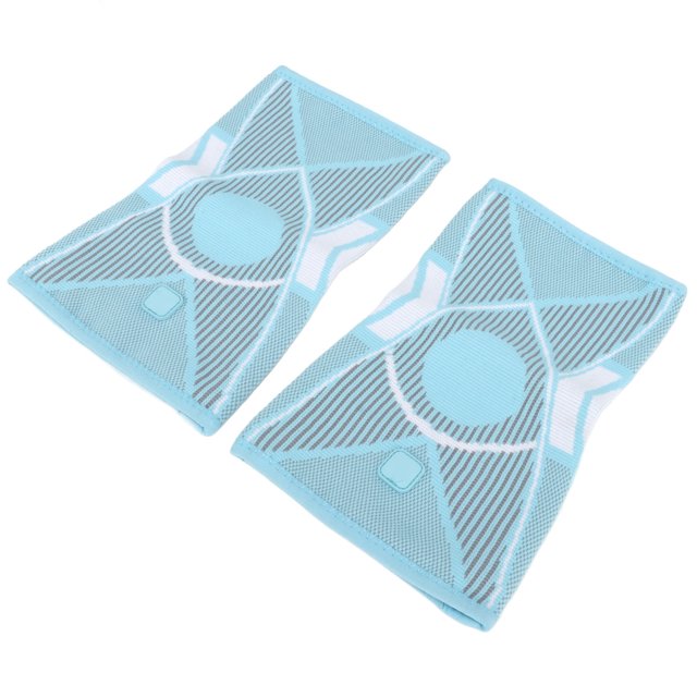 Rodillera De Compresión, 1 Par De Rodilleras Deportivas Elásticas De 4 Lados, Antideslizante, Azul Cielo Para Yoga ANGGREK No