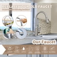 thumbnail image 6 of R&T Touchless Kitchen Faucet with Pull Down Sprayer Auto Shut Off Single Handle Sink Faucet, 6 of 7